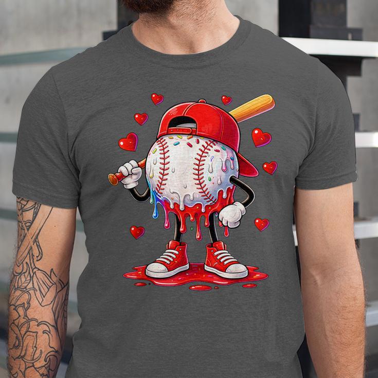 Valentine Baseball Heart Drip Sport Love Valentines Day Boys Unisex Jersey T-Shirt Valentine Baseball Heart Drip Sport Love Valentines Day Boys Unisex Jersey T-Shirt