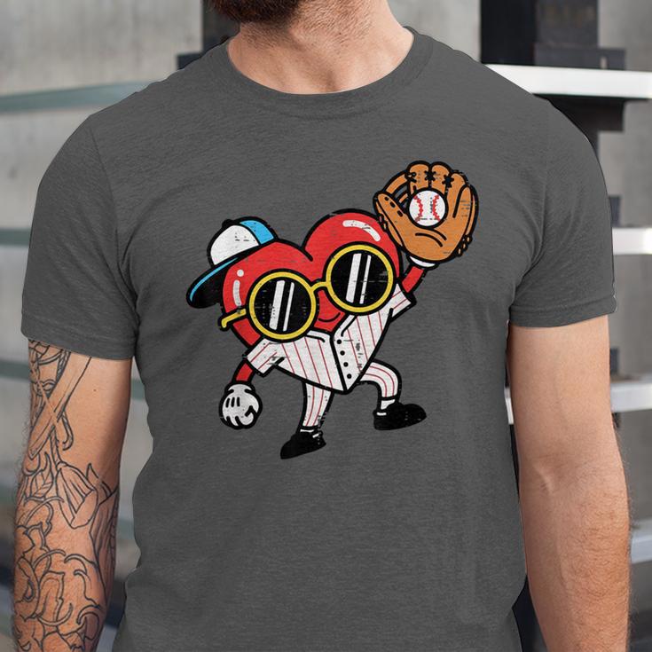 Valentines Day Baseball Heart Gloves Cute Boys Kid Youth Men Unisex Jersey T-Shirt Valentines Day Baseball Heart Gloves Cute Boys Kid Youth Men Unisex Jersey T-Shirt