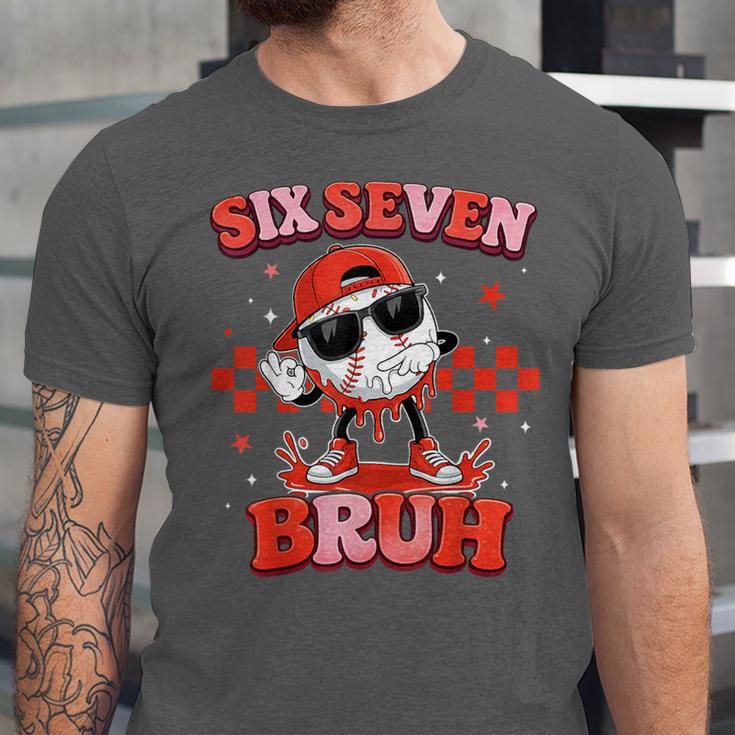 Valentines Day Baseball Six Seven 67 Meme Heart Baseball Dab Unisex Jersey T-Shirt Valentines Day Baseball Six Seven 67 Meme Heart Baseball Dab Unisex Jersey T-Shirt