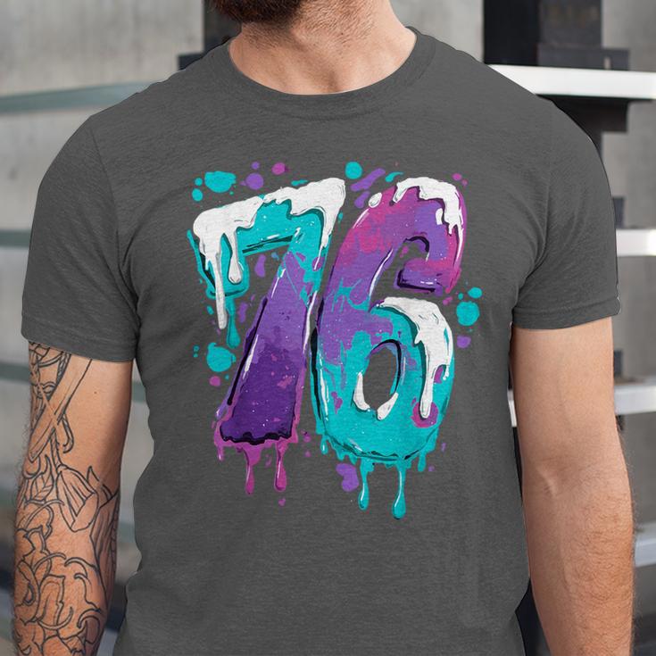 Vintage Baseball 76 Number Unisex Jersey T-Shirt