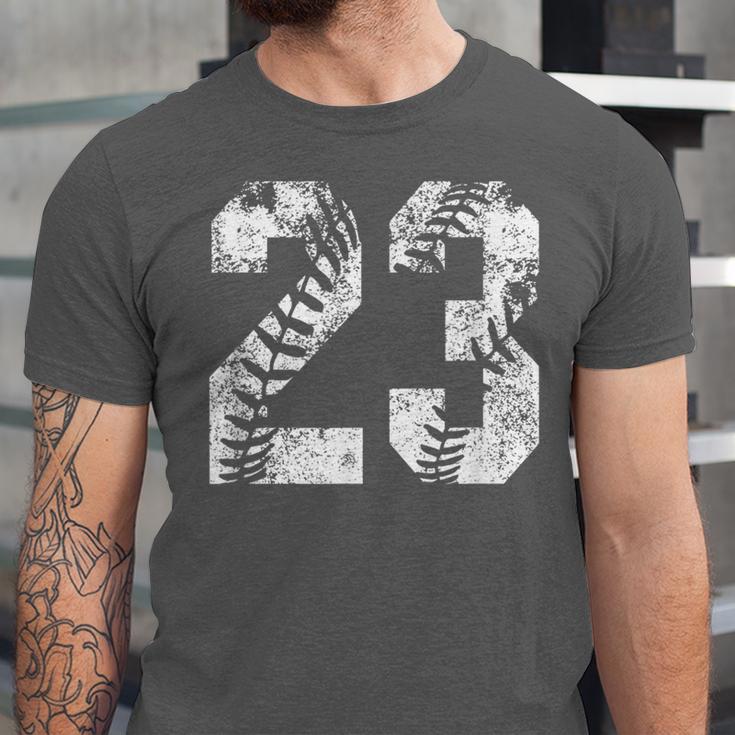 Vintage Baseball Number 23 Jersey Player Uniform Unisex Jersey T-Shirt