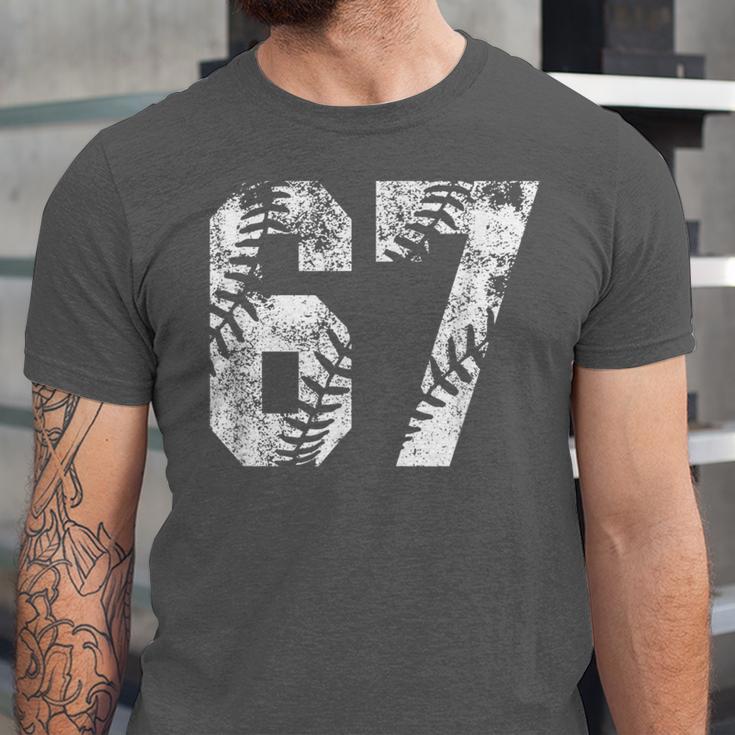 Vintage Baseball Number 67 Jersey Player Uniform Unisex Jersey T-Shirt Vintage Baseball Number 67 Jersey Player Uniform Unisex Jersey T-Shirt