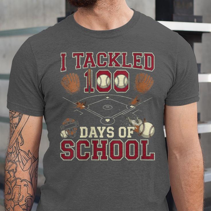 Women's 100 Days Of School Boys Kids Baseball Unisex Jersey T-Shirt
