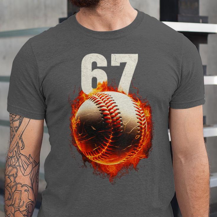Women's 67 Baseball Boys Birthday Teens Six Seven Brainrot Unisex Jersey T-Shirt Women's 67 Baseball Boys Birthday Teens Six Seven Brainrot Unisex Jersey T-Shirt