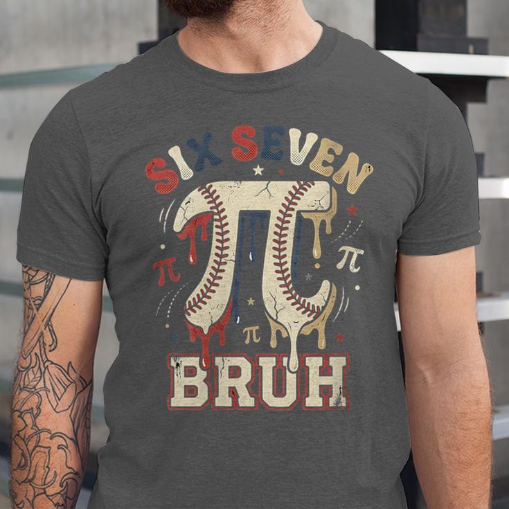 Women's Six Seven 67 Bruh 6 7 Happy Pi Day Baseball Be Irrational Unisex Jersey T-Shirt Women's Six Seven 67 Bruh 6 7 Happy Pi Day Baseball Be Irrational Unisex Jersey T-Shirt