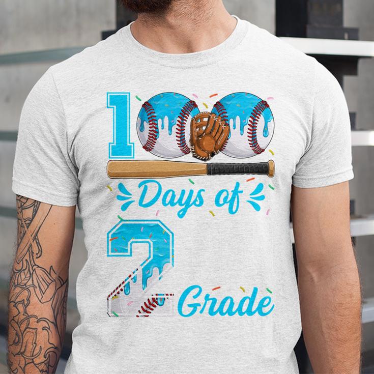 100 Days Of 2nd Grade Baseball 100th Day Of School Boys Kids Unisex Jersey T-Shirt 100 Days Of 2nd Grade Baseball 100th Day Of School Boys Kids Unisex Jersey T-Shirt