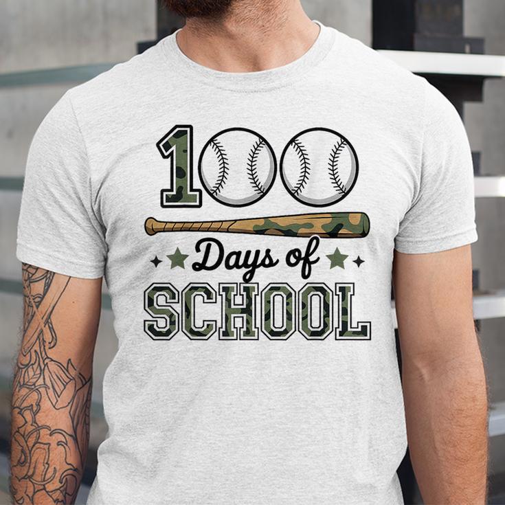 100 Days Of School Baseball Camo Boys School Teacher Unisex Jersey T-Shirt 100 Days Of School Baseball Camo Boys School Teacher Unisex Jersey T-Shirt