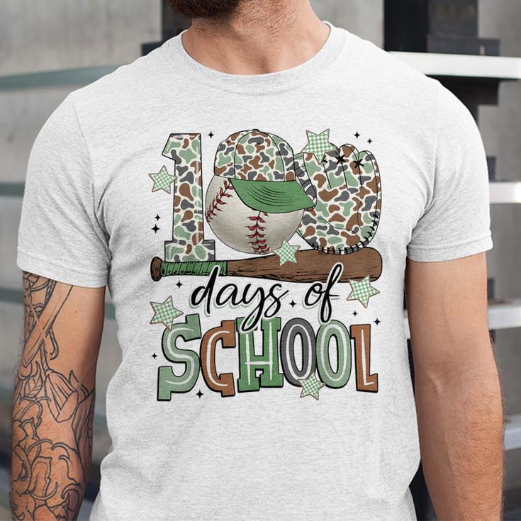100 Days Of School Baseball Camo Men Boy Kid Unisex Jersey T-Shirt 100 Days Of School Baseball Camo Men Boy Kid Unisex Jersey T-Shirt
