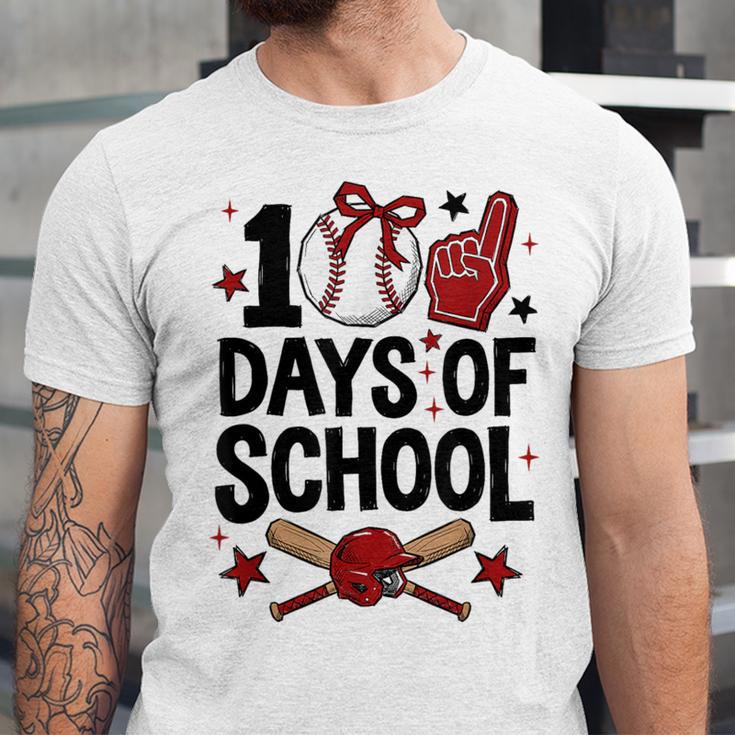 100 Days Of School Coquette Bow Baseball 100th Day Girl Kid Unisex Jersey T-Shirt 100 Days Of School Coquette Bow Baseball 100th Day Girl Kid Unisex Jersey T-Shirt