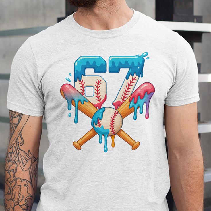 67 Baseball Life Style 101 Apparel Youth Drip Baseball Boys Unisex Jersey T-Shirt