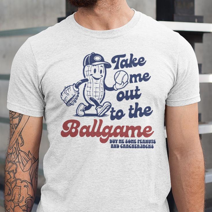 Take Me Out To The Ball Game Retro Peanuts Baseball Sports Unisex Jersey T-Shirt Take Me Out To The Ball Game Retro Peanuts Baseball Sports Unisex Jersey T-Shirt