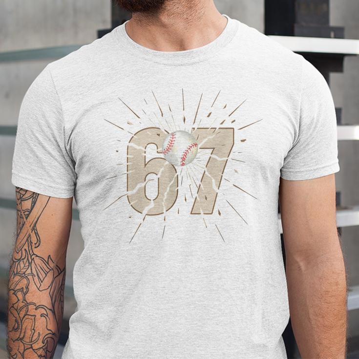 Baseball 67 Six Seven Meme Number Unisex Jersey T-Shirt Baseball 67 Six Seven Meme Number Unisex Jersey T-Shirt