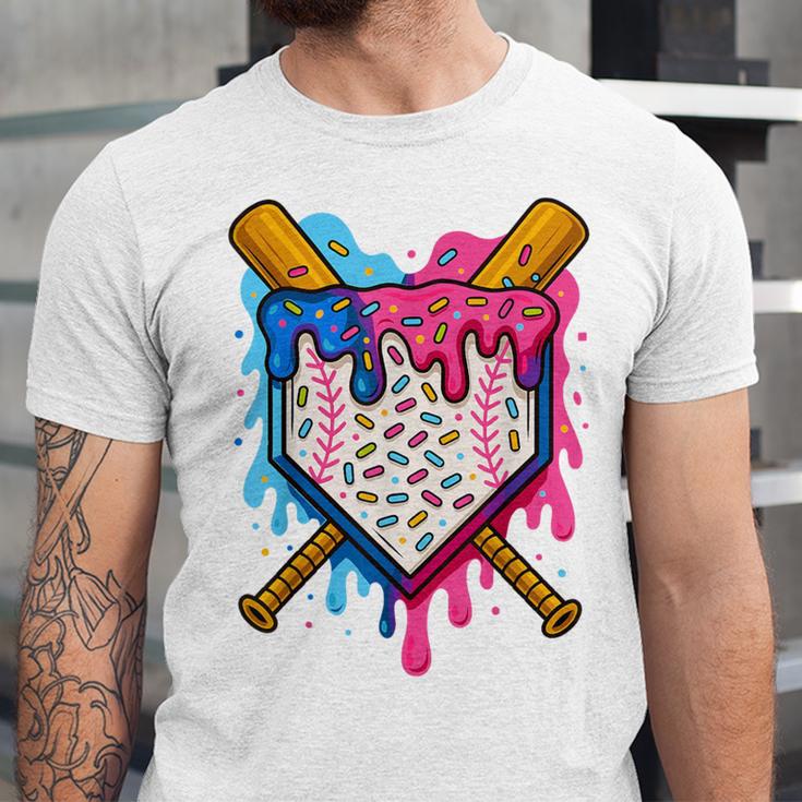 Baseball Boys Ice Cream Drip Baseball Unisex Jersey T-Shirt Baseball Boys Ice Cream Drip Baseball Unisex Jersey T-Shirt