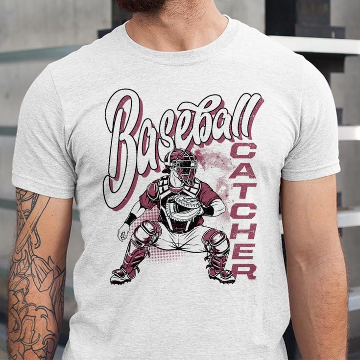 Baseball Catcher Gear Home Plate Premium Tri-Blend Unisex Jersey T-Shirt Baseball Catcher Gear Home Plate Premium Tri-Blend Unisex Jersey T-Shirt