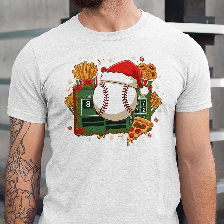 Baseball Christmas Scoreboard Celebration Premium Tri-Blend Unisex Jersey T-Shirt Baseball Christmas Scoreboard Celebration Premium Tri-Blend Unisex Jersey T-Shirt