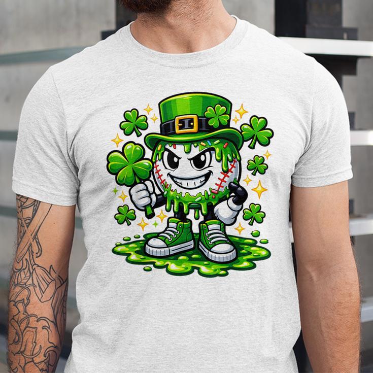 Baseball Drip Icecream Apparel Youth Boy St Patrick Day Unisex Jersey T-Shirt