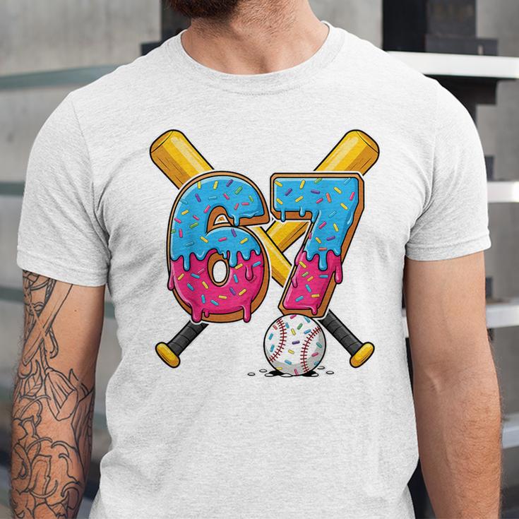 Baseball Drip Number 67 Player 67th Birthday Meme Gen Alpha Unisex Jersey T-Shirt Baseball Drip Number 67 Player 67th Birthday Meme Gen Alpha Unisex Jersey T-Shirt