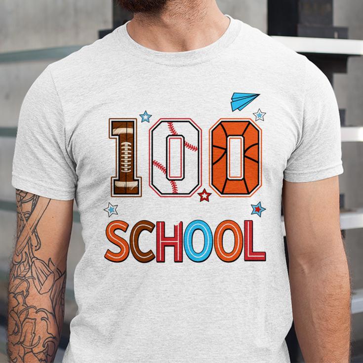 Baseball Football Basketball I Survived 100 Days Of School Unisex Jersey T-Shirt Baseball Football Basketball I Survived 100 Days Of School Unisex Jersey T-Shirt