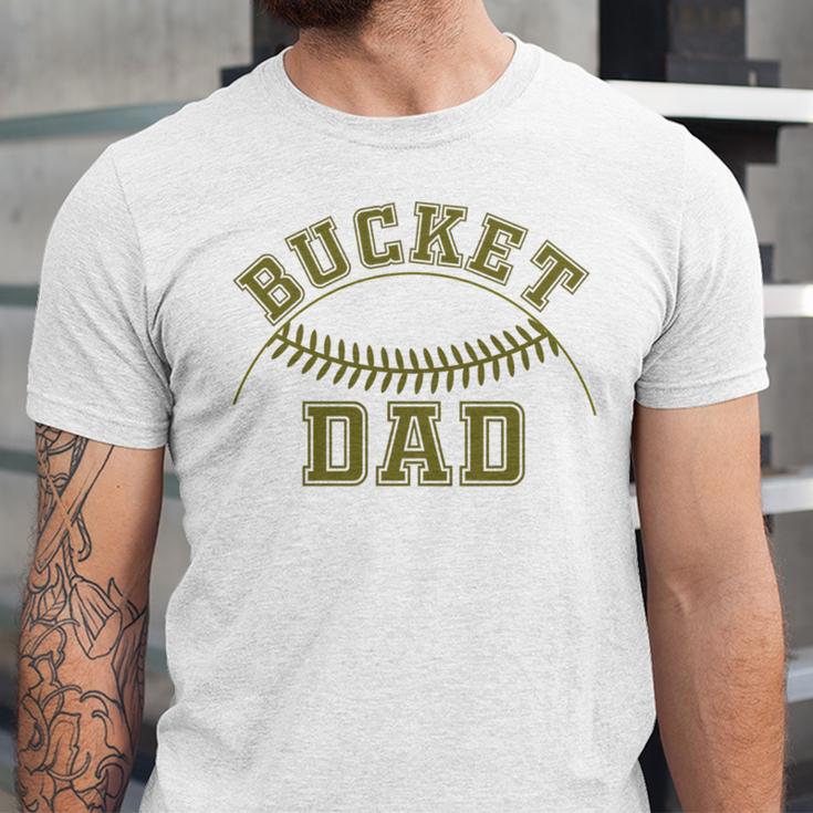 Bucket Dad Softball Dad Baseball Player Dad Unisex Jersey T-Shirt Bucket Dad Softball Dad Baseball Player Dad Unisex Jersey T-Shirt