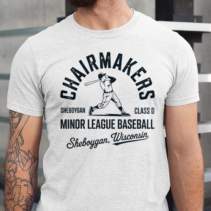 Chairmakers Sheboygan Minor League Baseball Unisex Jersey T-Shirt Chairmakers Sheboygan Minor League Baseball Unisex Jersey T-Shirt