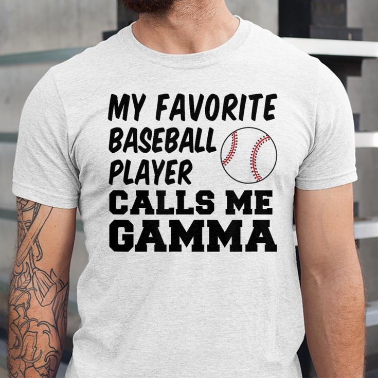 My Favorite Baseball Player Calls Me Gamma Unisex Jersey T-Shirt My Favorite Baseball Player Calls Me Gamma Unisex Jersey T-Shirt
