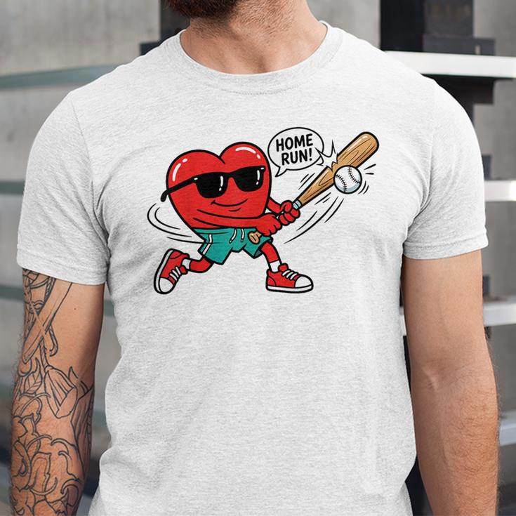 Heart Valentines Day Baseball Men Boys Kids Teens Unisex Jersey T-Shirt Heart Valentines Day Baseball Men Boys Kids Teens Unisex Jersey T-Shirt