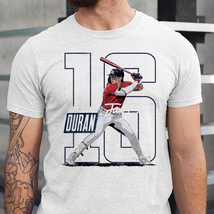 Jarren Duran Boston MLB Baseball Players MLBJDU202M Unisex Jersey T-Shirt Jarren Duran Boston MLB Baseball Players MLBJDU202M Unisex Jersey T-Shirt