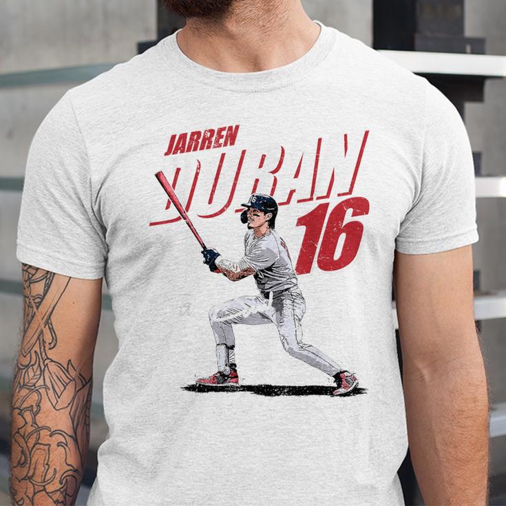 Jarren Duran Boston MLB Baseball Players MLBJDU204M Unisex Jersey T-Shirt