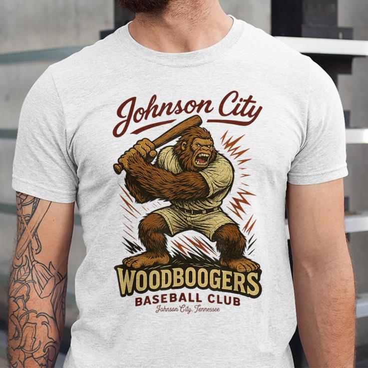 Johnson City Woodboogers Retro Baseball Club Unisex Jersey T-Shirt Johnson City Woodboogers Retro Baseball Club Unisex Jersey T-Shirt