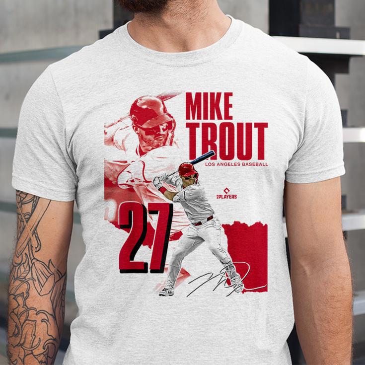 Mike Trout Los Angeles A MLB Baseball Players MLBMTR304N Unisex Jersey T-Shirt Mike Trout Los Angeles A MLB Baseball Players MLBMTR304N Unisex Jersey T-Shirt