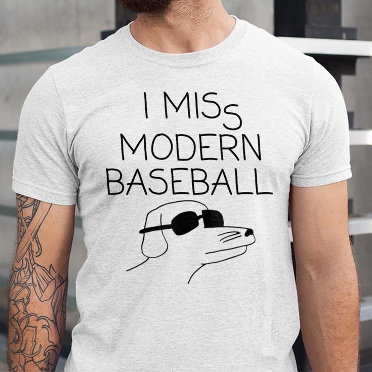 I Miss Modern Baseball Vintage Baseball Meme Tee Unisex Jersey T-Shirt I Miss Modern Baseball Vintage Baseball Meme Tee Unisex Jersey T-Shirt