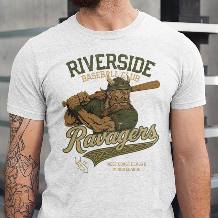 Riverside Ravagers Retro Minor League Baseball Unisex Jersey T-Shirt Riverside Ravagers Retro Minor League Baseball Unisex Jersey T-Shirt