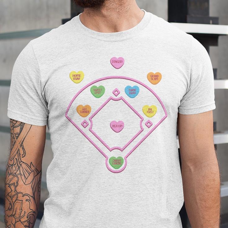 Valentine Heart Love Cute Baseball Softball Lover Sayings Unisex Jersey T-Shirt Valentine Heart Love Cute Baseball Softball Lover Sayings Unisex Jersey T-Shirt