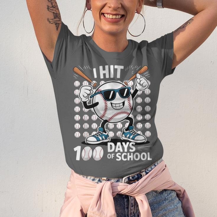 100 Days Of School Baseball Bat 100th Day Of School Unisex Jersey T-Shirt 100 Days Of School Baseball Bat 100th Day Of School Unisex Jersey T-Shirt