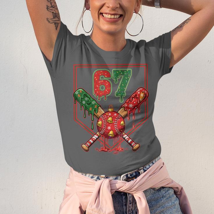 67 Baseball Drip Christmas Meme Six Seven Gen Alpha Slang Unisex Jersey T-Shirt 67 Baseball Drip Christmas Meme Six Seven Gen Alpha Slang Unisex Jersey T-Shirt