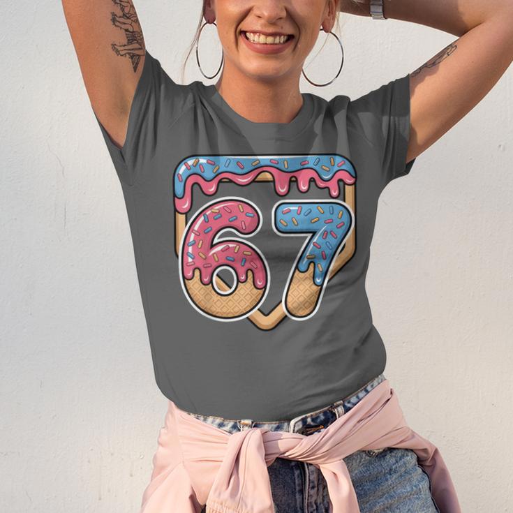 67 Ice Cream Drip Meme Baseball Unisex Jersey T-Shirt