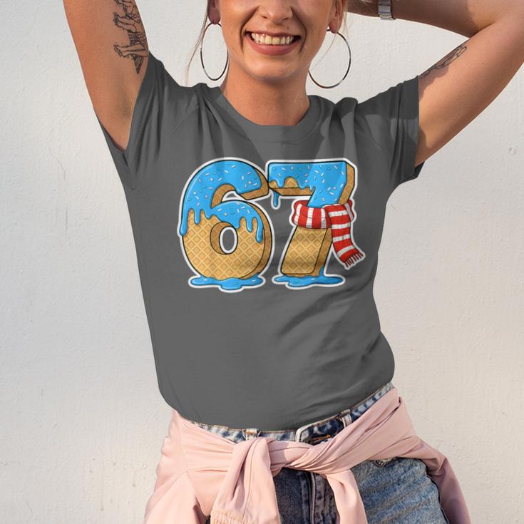 67 Ice Cream Drip Six Seven Baseball Drip 67 Boys Meme Unisex Jersey T-Shirt 67 Ice Cream Drip Six Seven Baseball Drip 67 Boys Meme Unisex Jersey T-Shirt