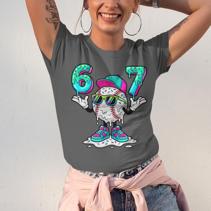 67 Meme Six Seven 6 7 Meme Baseball Drip Unisex Jersey T-Shirt