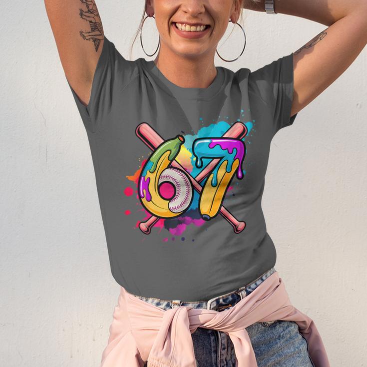 Banana Baseball 67 Ice Cream Drip Meme Unisex Jersey T-Shirt Banana Baseball 67 Ice Cream Drip Meme Unisex Jersey T-Shirt