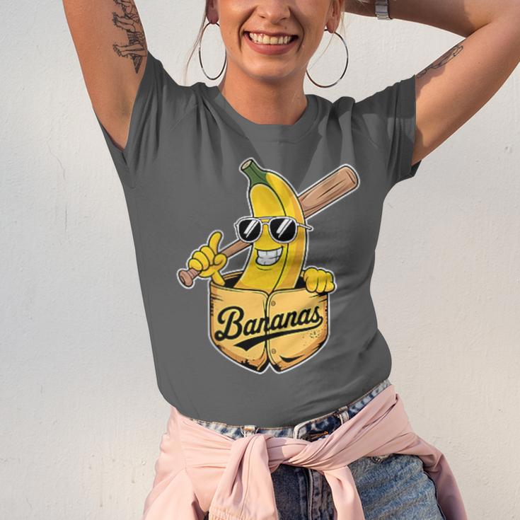 Banana Baseball Fruit Unisex Jersey T-Shirt Banana Baseball Fruit Unisex Jersey T-Shirt