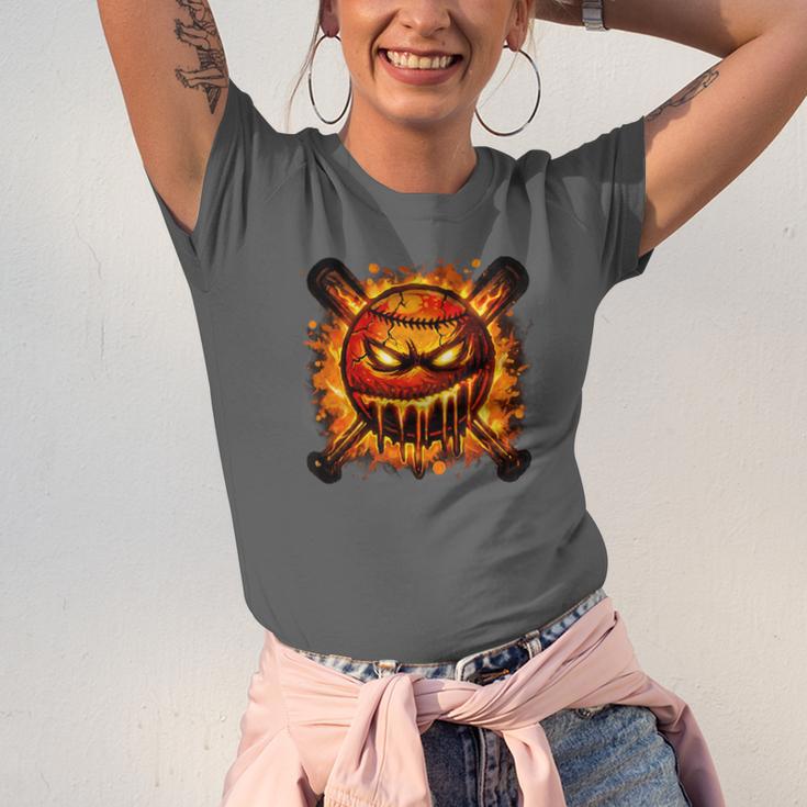 Baseball Drip Angry Lava Slime Ball Graphic Unisex Jersey T-Shirt Baseball Drip Angry Lava Slime Ball Graphic Unisex Jersey T-Shirt