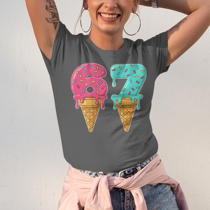 Baseball Drip Ice Cream 67 Baseball Unisex Jersey T-Shirt Baseball Drip Ice Cream 67 Baseball Unisex Jersey T-Shirt