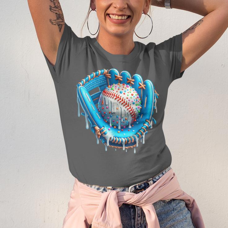 Baseball Drip Ice Cream Glove With Sprinkles Ball Boys Youth Unisex Jersey T-Shirt Baseball Drip Ice Cream Glove With Sprinkles Ball Boys Youth Unisex Jersey T-Shirt