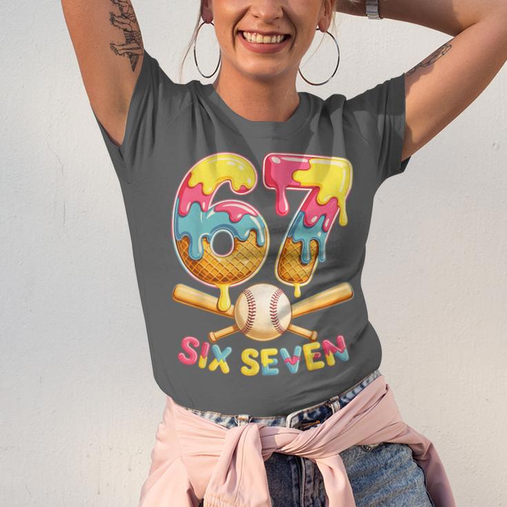 Baseball Drip Ice Cream Number 67 Player Lifestyle Unisex Jersey T-Shirt Baseball Drip Ice Cream Number 67 Player Lifestyle Unisex Jersey T-Shirt