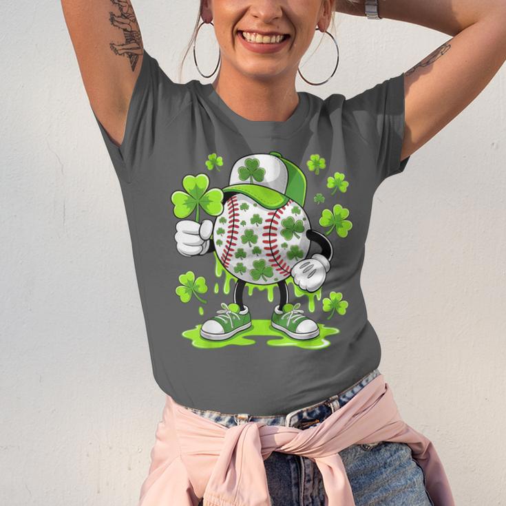 Baseball Drip Ice Cream Shamrock Irish St Patricks Men Unisex Jersey T-Shirt Baseball Drip Ice Cream Shamrock Irish St Patricks Men Unisex Jersey T-Shirt