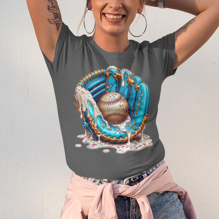 Baseball Drip Ice Cream Sprinkless Glove Boy Kid Unisex Jersey T-Shirt Baseball Drip Ice Cream Sprinkless Glove Boy Kid Unisex Jersey T-Shirt