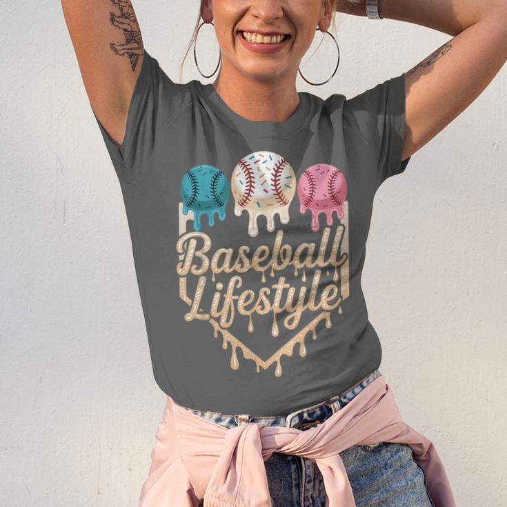 Baseball Drip Icecream Unisex Jersey T-Shirt