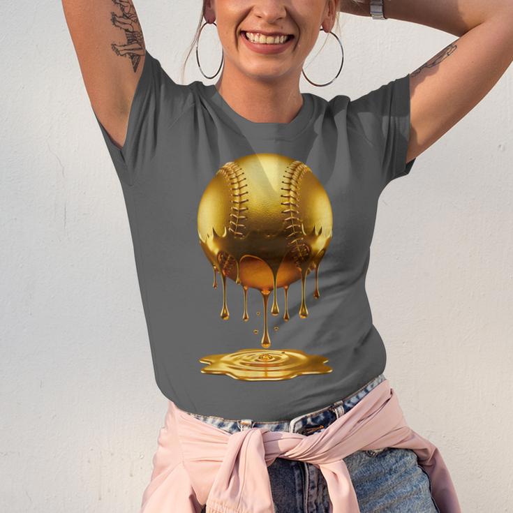 Baseball Dripping Drip Gold Sport Player Coach Baller Unisex Jersey T-Shirt Baseball Dripping Drip Gold Sport Player Coach Baller Unisex Jersey T-Shirt