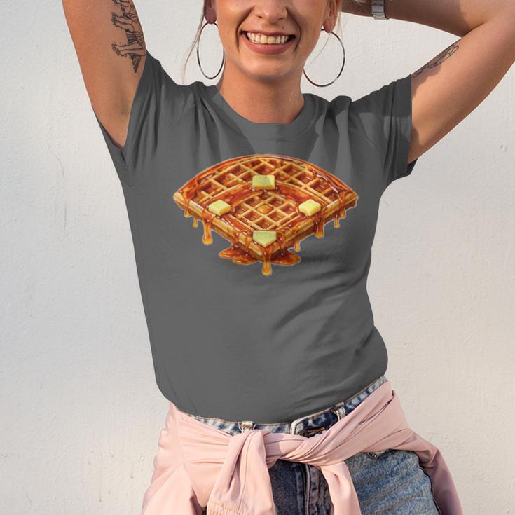 Baseball Dripping Waffle Field Unisex Jersey T-Shirt