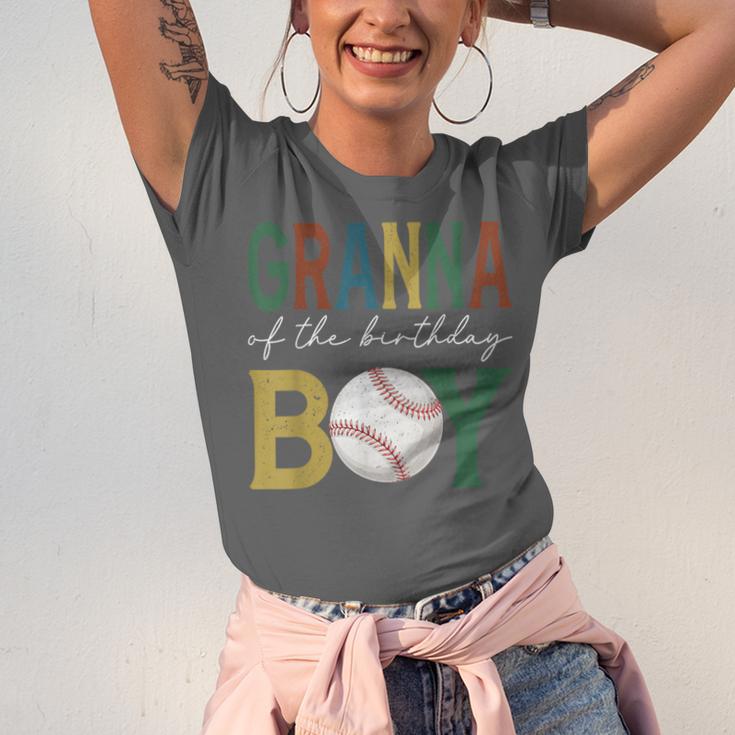 Baseball Granna Of The Birthday Boy Family Matching Unisex Jersey T-Shirt